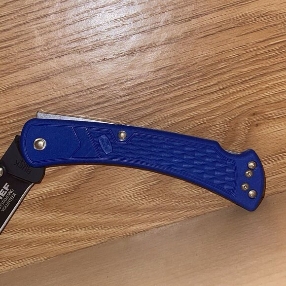 Buck 110 Rocky Mountain Elk Foundation Knife RMEF Folding Blade - NEW Rare - Picture 3 of 11